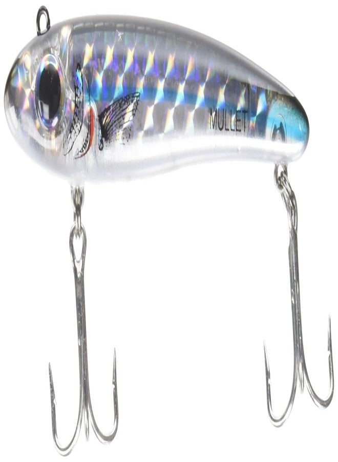 Bomber Lures Mullet Slow-Sinking Twitch, Walking Saltwater Fishing Lure, Excellent for Speckled Trout, Redfish, Stripers and More, 3 1/2", 5/8 oz, Silver Mullet - Image 2