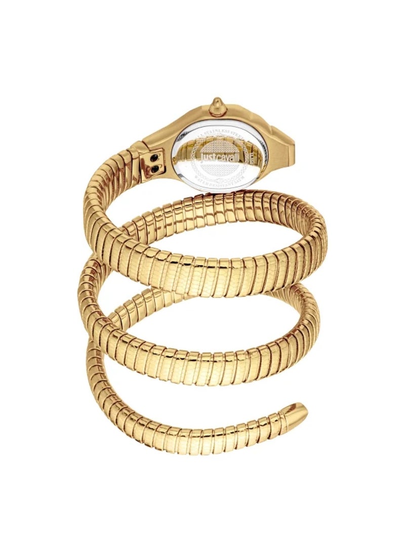 Just Cavalli ساعة كواتز أنالوج للنساء من جاست كافالي مع حزام من الفولاذ المقاوم للصدأ JC1L355M0035 - Image 3
