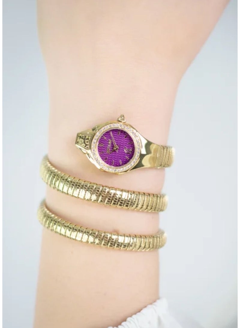 Just Cavalli ساعة كواتز أنالوج للنساء من جاست كافالي مع حزام من الفولاذ المقاوم للصدأ JC1L355M0035 - Image 4