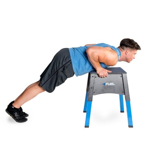 Fuel Pureformance Adjustable Plyometrics Box, blue, black - Image 5