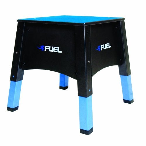 Fuel Pureformance Adjustable Plyometrics Box, blue, black - Image 1