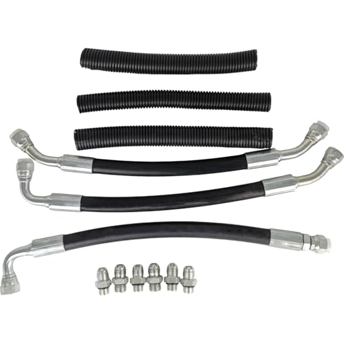EZROAD High Pressure Oil Pump Hoses Lines Crossover Kit Compatible with Ford Excursion 19992003 F250 F350 F450 F550 E350 E450 E550 Super Duty 73L Powerstroke Turbocharged Engine HPOP Pickup - Image 1