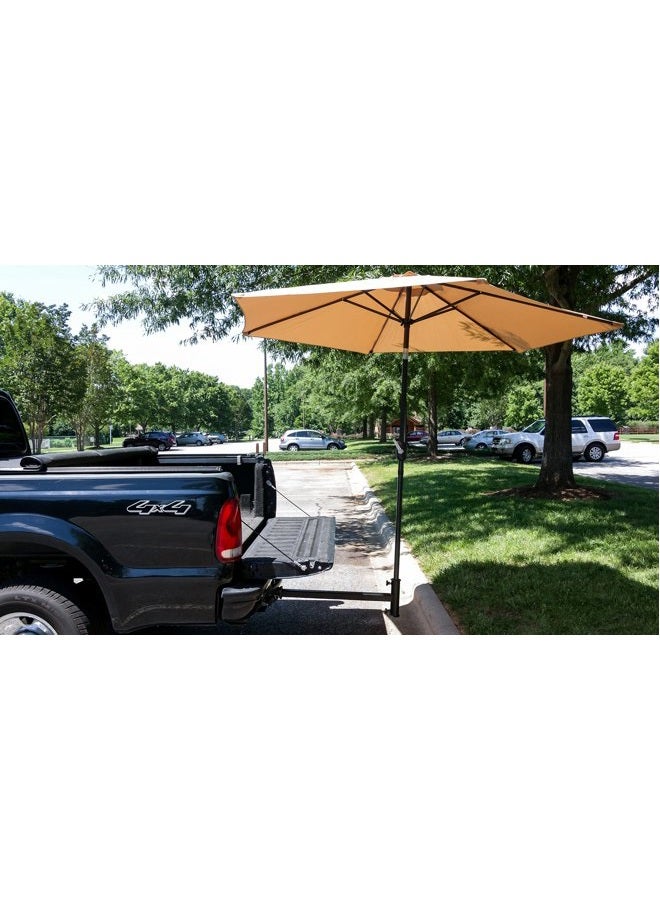 Camco Durable Hitch Mount Umbrella Holder- Sturdily Supports Large Patio and Outdoor Umbrellas on Your Hitch, Great For Traveling, Tailgating and Outdoor Events (51958) - Image 2