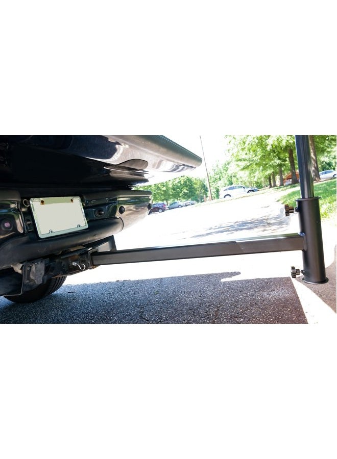 Camco Durable Hitch Mount Umbrella Holder- Sturdily Supports Large Patio and Outdoor Umbrellas on Your Hitch, Great For Traveling, Tailgating and Outdoor Events (51958) - Image 4
