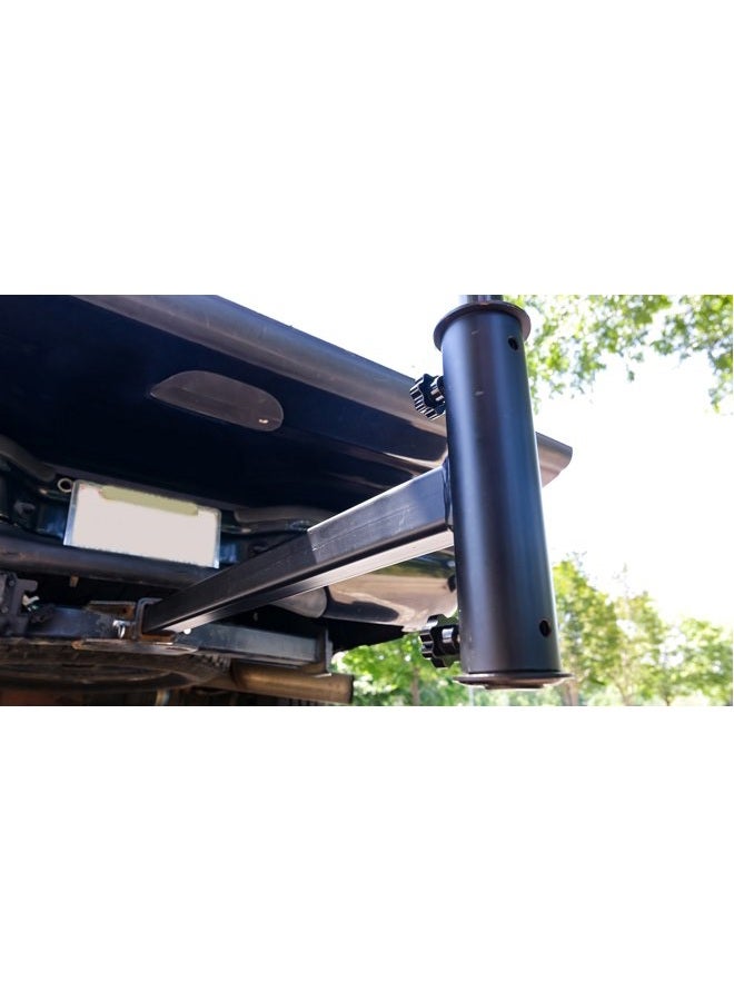 Camco Durable Hitch Mount Umbrella Holder- Sturdily Supports Large Patio and Outdoor Umbrellas on Your Hitch, Great For Traveling, Tailgating and Outdoor Events (51958) - Image 3