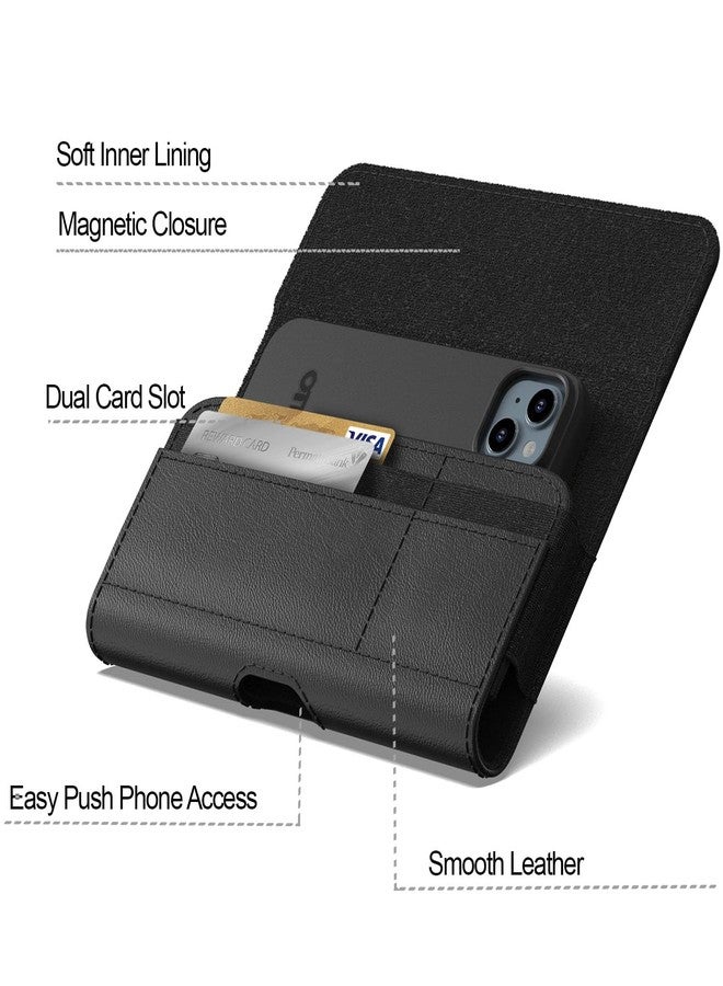 كفر أون جراب CoverON لهواتف T-Mobile Revvl 8 7 6 و Cricket Outlast Magic 2 و Icon 6 5 4 3 2026 و AT&T Motivate Pro و Propel 3 2 و Boost Summit و Celero5G SC 5G، جراب هاتف بمشبك حزام وحافظة جلدية لبطاقة الهوية (مع الجراب). - Image 2