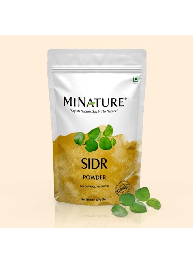 minature Sidr Leaves Powder | for Hair Care |Herbal for Deep Cleansing and Conditioning | Natural Source of Mucilages and Saponins| Resaleable Pack | 227 g (8Oz) - Image 2