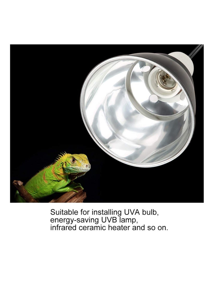 E27 Reptile Turtle Heat UVA/UVB Bulb Lamp Light Holder, 300W Reptile Heating Lighthouse for Chicken Brooder Basking-UK Plug