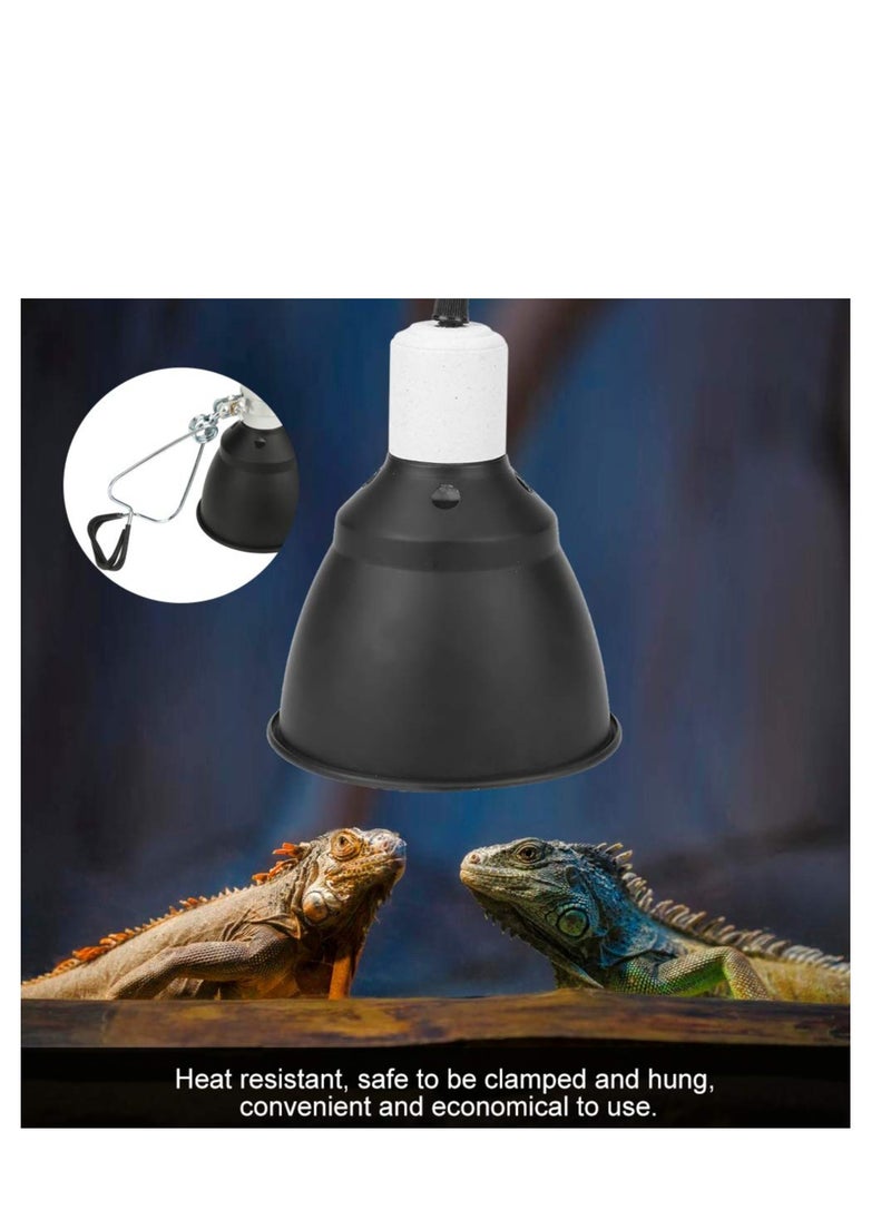 E27 Reptile Turtle Heat UVA/UVB Bulb Lamp Light Holder, 300W Reptile Heating Lighthouse for Chicken Brooder Basking-UK Plug