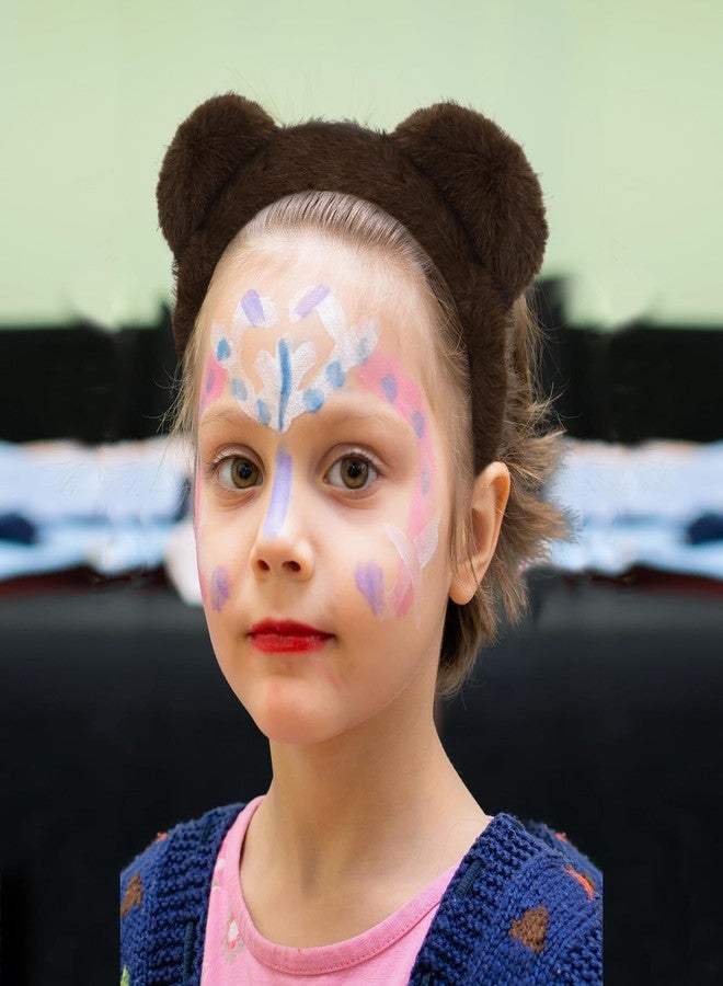 ACO-UINT Brown Bear Ears Headband, Animal Ears Head Band Adult Cute Bear Headband Bear Head Band for Washing Face, Fluffy Animal Hairband for Halloween Cosplay - Image 4