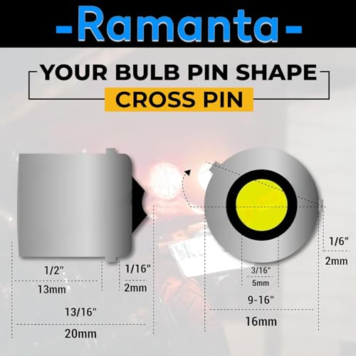 Ramanta Universal Bike Hazard Flasher Blinker Waterproof 18 Patterns Flasher Relay with 4 LED Indicator Bulbs - CROSS PIN | LED Turn Signal Indicator Light (Hazard Flasher with 360° Indicator Bulbs) - Image 2