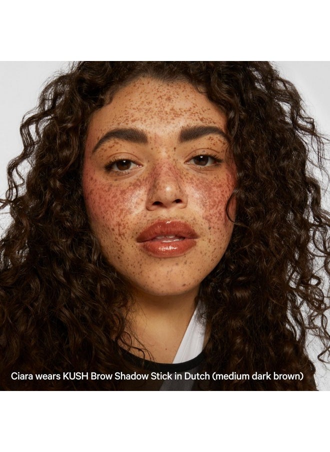 ميلك ميكب عصا تظليل الحواجب كوش هولندية (بني داكن متوسط) تركيبة كريمتوبودر قابلة للبناء، ناعمة ومرنة تدوم حتى 12 ساعة، نباتية، لم يتم الإساءة إلى الحيوانات لتصنيعها  - Image 3