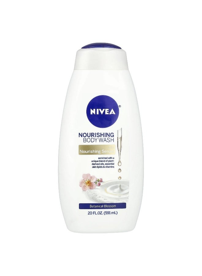 Nivea, Nourishing Body Wash, Botanical Blossom, 20 fl oz (591 ml) - Image 1