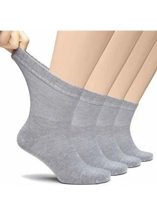 Trenderrs Women (36 - 40) Cotton Combed Cotton Socks Candy Socks Elasticless and Anti-Odor Socks 4 Pieces 