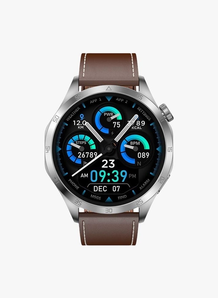GREEN LION Optima Smart Watch MA20S 1.43inch IPS Screen/7 Days Standby/NFC Access Control/ChatGPT Function - Silver - Image 1