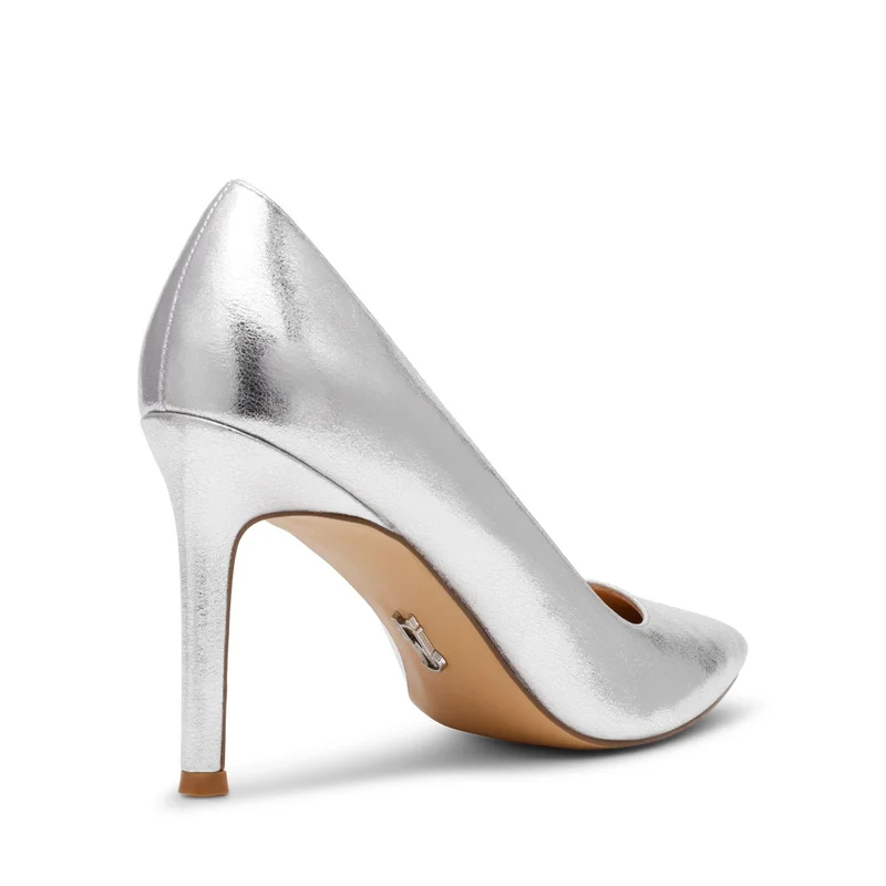 STEVE MADDEN Secured Silver Women's Shoes