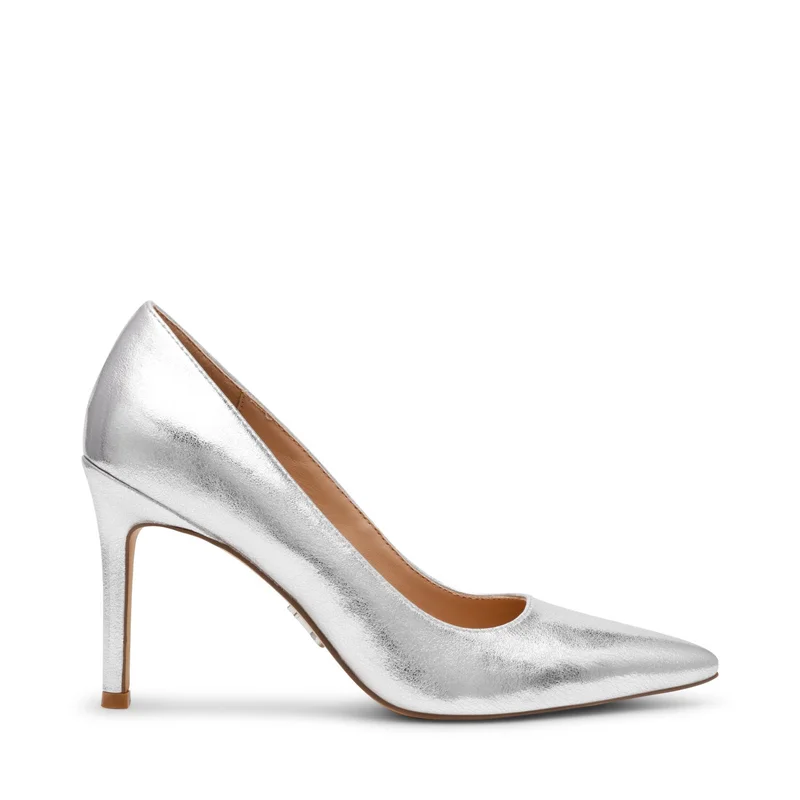 STEVE MADDEN Secured Silver Women's Shoes