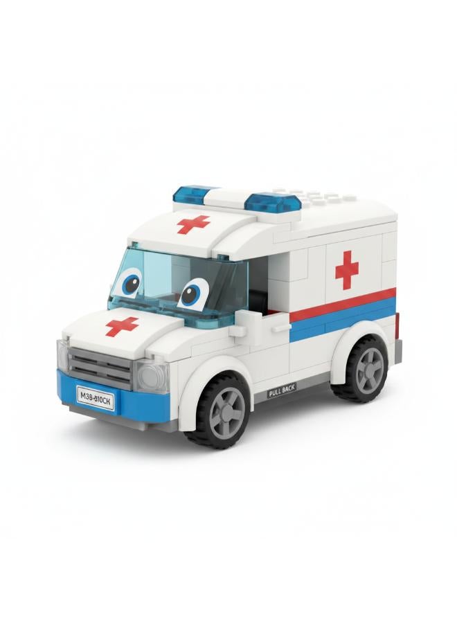 Sluban Power Bricks M38-B1072H Ambulance Building Set - Image 2