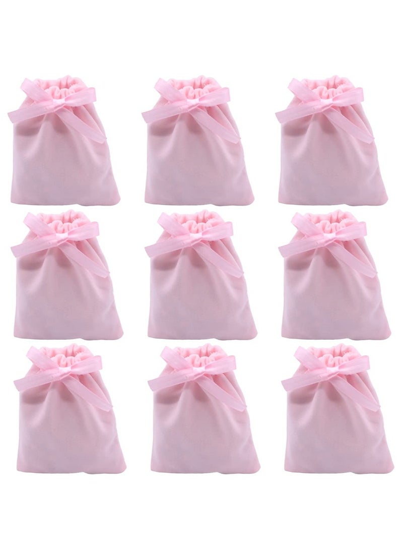 KASTWAVE 18 Pcs Velvet Drawstring Bags Jewelry Pouches For Jewelry Gift Bags Pouches Wedding Favors (4"x5") - Image 3