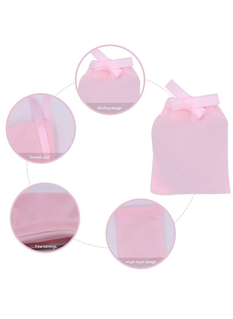 KASTWAVE 18 Pcs Velvet Drawstring Bags Jewelry Pouches For Jewelry Gift Bags Pouches Wedding Favors (4"x5") - Image 4