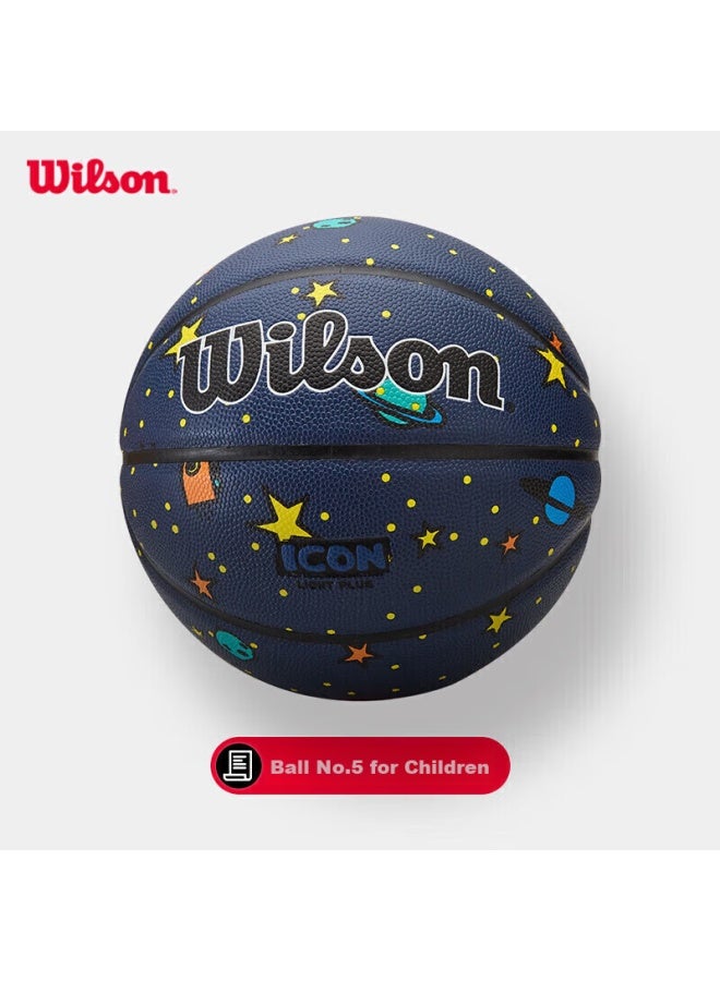 Wilson Icon Series Cosmic Sky Indoor And Outdoor Universal Youth Children'S Ball, Size 5 Basketball - Image 4