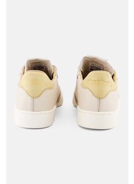 Reebok Women Club C Clean Lace Up Tennis Shoes, Beige  - Image 2