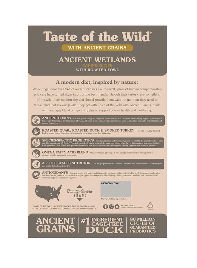Taste of the Wild Ancient Wetland Canine With Roasted Fowl - 2.27 KG - Image 2