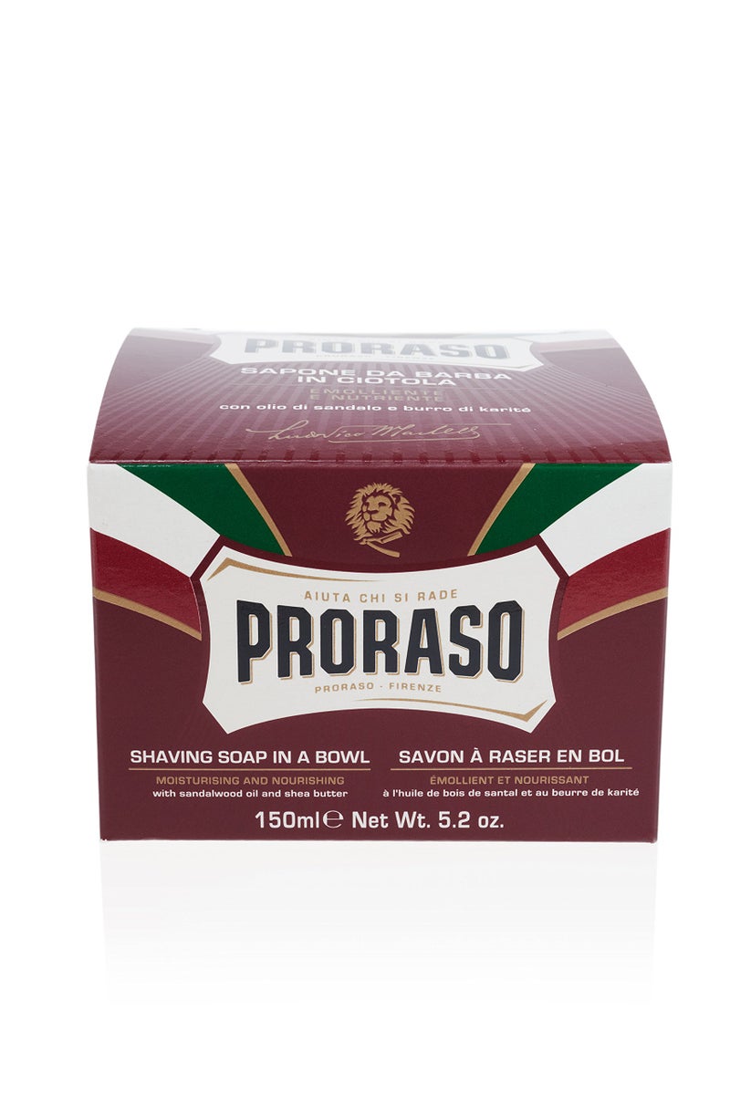 proraso صابون حلاقة بروراسو في وعاء، مرطب ومغذي لللحى الخشنة، 5.2 أونصة - Image 3