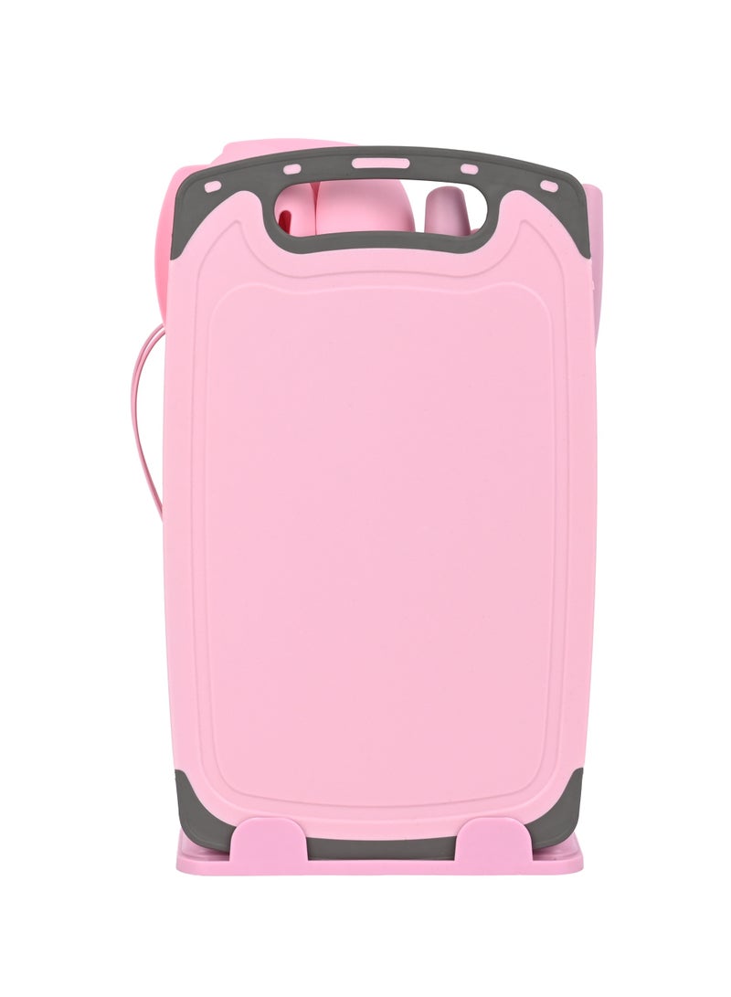 أولييرو مجموعة سكاكين وأدوات مطبخ 19 قطعة 1500 جرام - وردي - Image 2