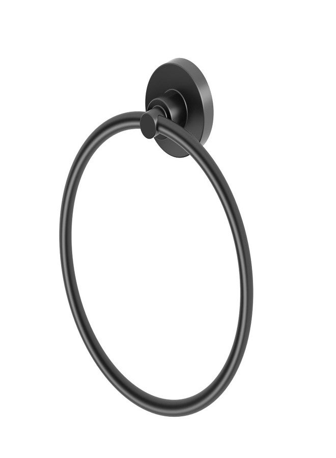 Gatco 5502 Studio Bathroom Towel Ring, Matte Black - Image 1