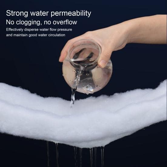 VAYINATO® 6 in 1 Biochemical Filter Cotton White Sponge for Aquarium Top Filter Media, Sump & Aquatic Fish Tank Water Cleaning | Suitable for All Kinds of Filters by Petzlifeworld - Image 3