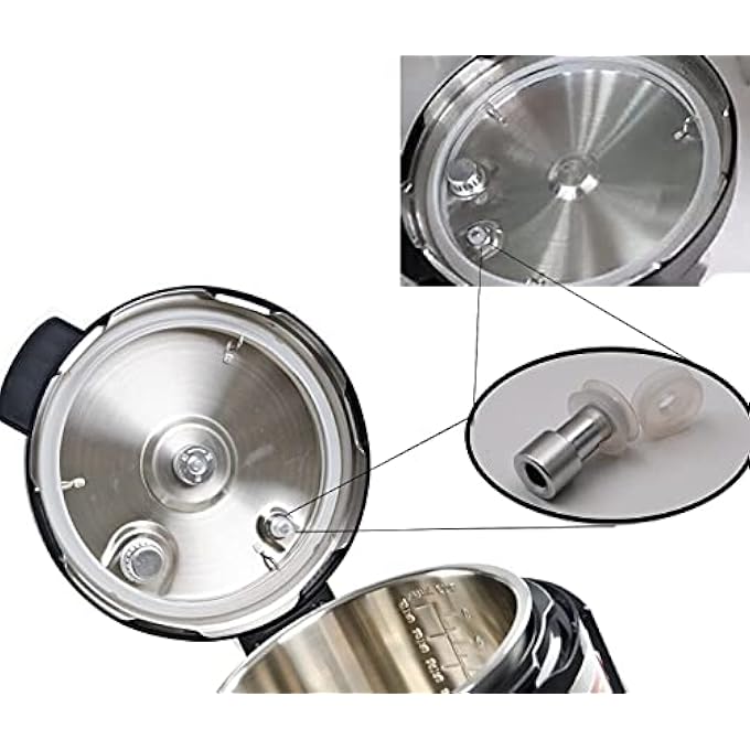 Alele Pressure Cooker Parts  Accessories Replacement Floater And 8 Pack Sealer Gasket81 Pack FloaterSealing81P - Image 3