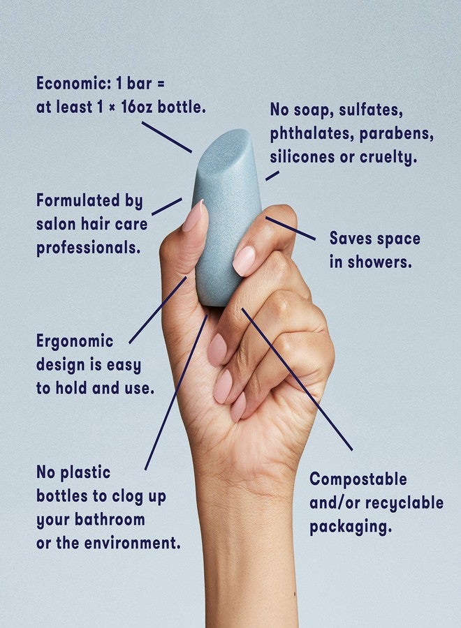 HiBAR - Shampoo & Conditioner Sampler Set - Maintain, Moisturize & Volumize Bars - Travel-Friendly - Salon-Quality Ingredients - Plastic, Soap, Paraben & Sulfate-Free - Color Safe - 6 Mini Solid Bars - Image 3
