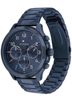 Tommy Hilfiger Plus Men's Qtz Multifunction Stainless Steel and Bracelet Casual Watch-1791853 44MM  - Image 2
