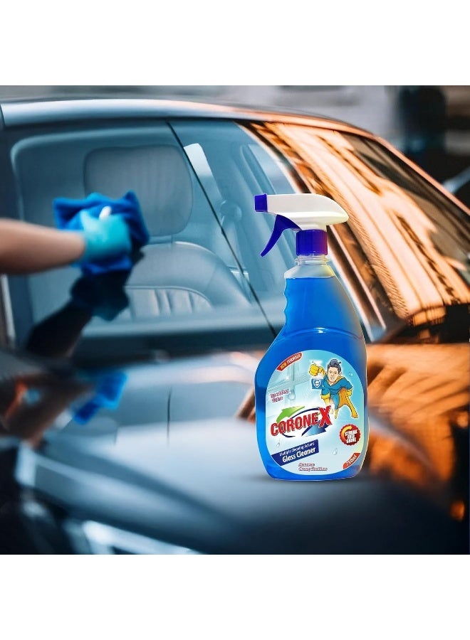Coronex Glass Cleaner 750 ml - High-Quality Streak-Free Shine, Fast-Dry Formula for Dust, Smudge & Fingerprint Removal, Multi-Surface Window and Mirror Cleaner for Sparkling Crystal Clear Results - Image 4