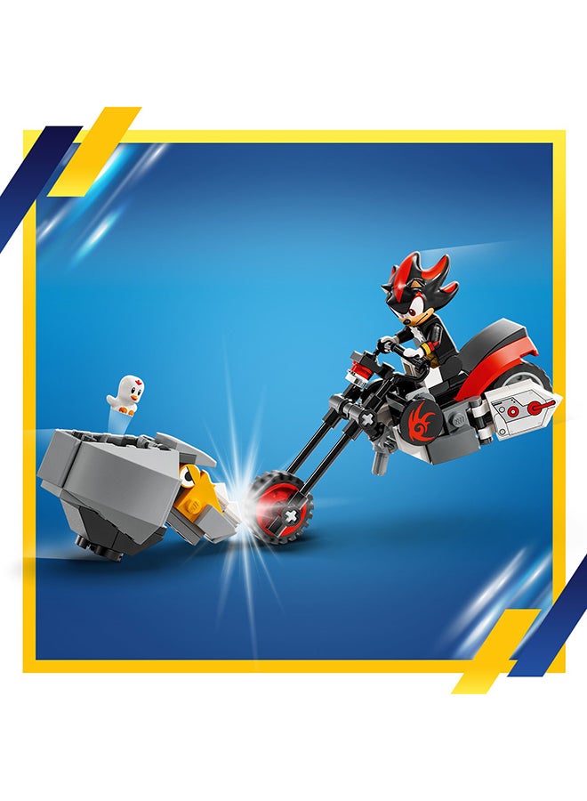 76995 Sonic The Hedgehog Shadow The Hedgehog Escape, Kids’ Motorcycle Toy, Video Game Character Figures For Boys, Girls And Fans Aged 8 Plus (196 Pieces)