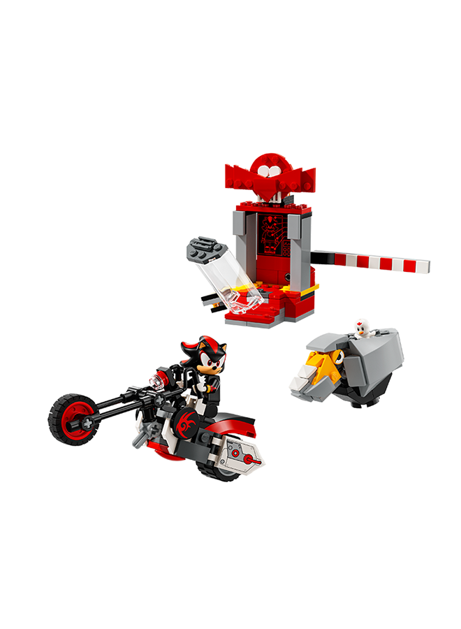 76995 Sonic The Hedgehog Shadow The Hedgehog Escape, Kids’ Motorcycle Toy, Video Game Character Figures For Boys, Girls And Fans Aged 8 Plus (196 Pieces)