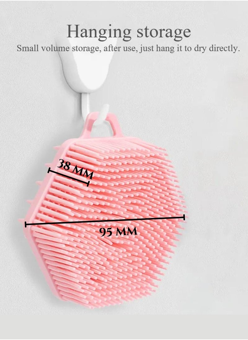 Prime by javaudan Silicone Body Scrubber & Scalp Massager 2 in 1 Exfoliating Shower Brush & Shampoo Brush for Deep Cleansing  - Image 5