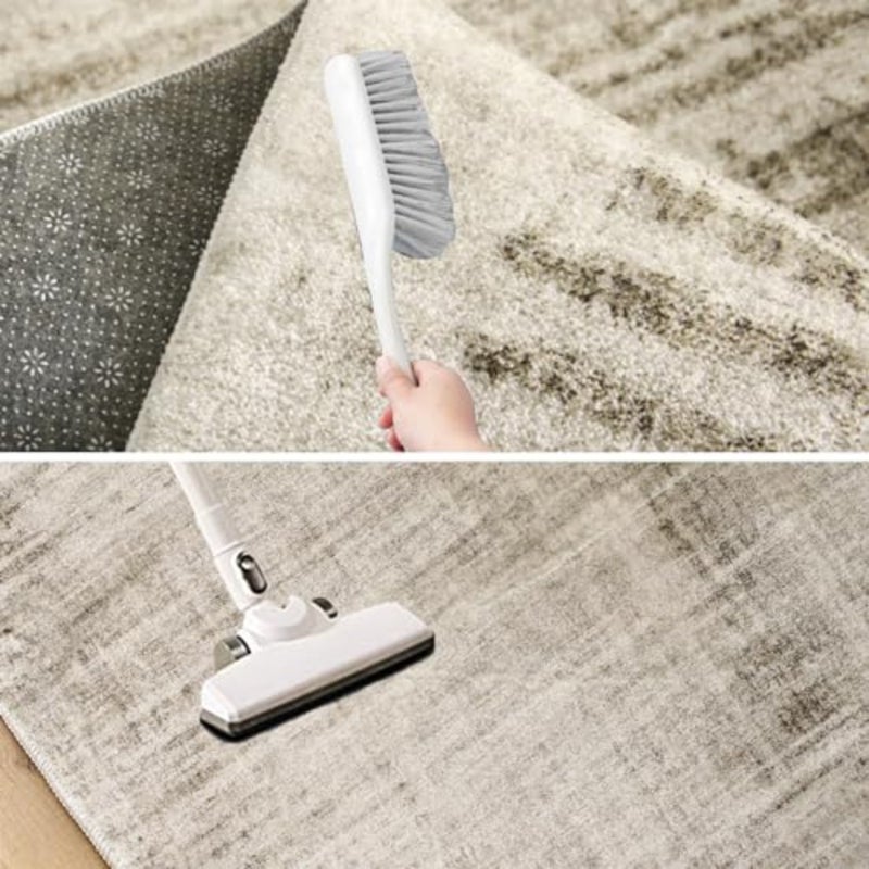 Abstract Area Rugs Modern Carpet Soft Living Room Rug Large Washable Shaggy Rugs for Living Room Bedroom Dining Room Indoor Home Decor Abstract Beige Grey/Light Brown, 160 x 200 cm - Image 5