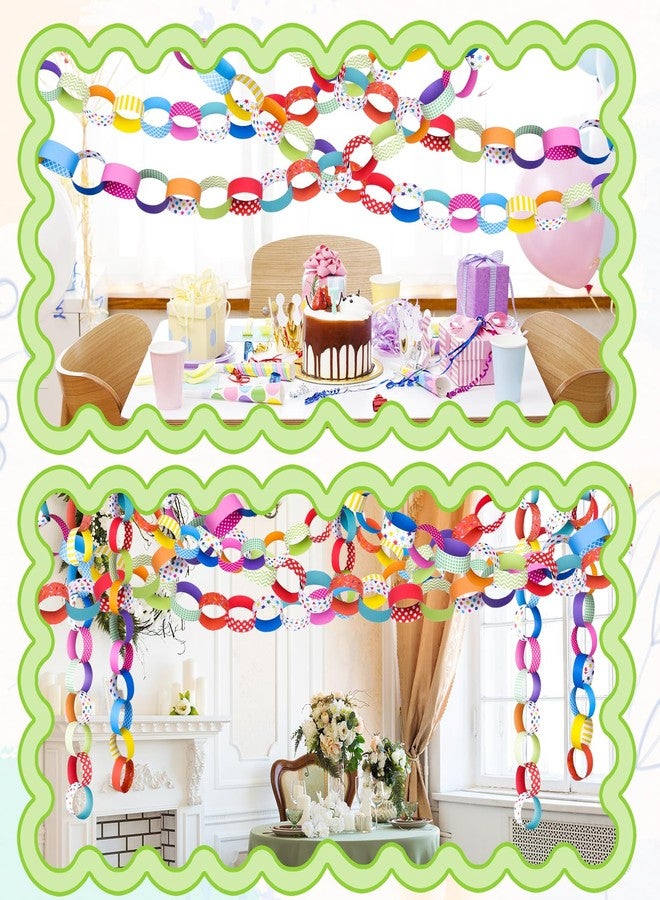 Morcheiong 600Pcs Paper Chains Happy Birthday Craft Paper Strips for Classroom Home Party Decoration Supplies - Image 5
