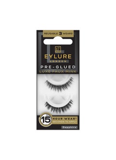 EYLURE Eylure Pre-Glued False Lashes, Luxe Faux Mink Sapphire  - Image 1
