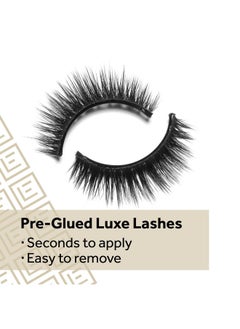 EYLURE Eylure Pre-Glued False Lashes, Luxe Faux Mink Sapphire  - Image 5