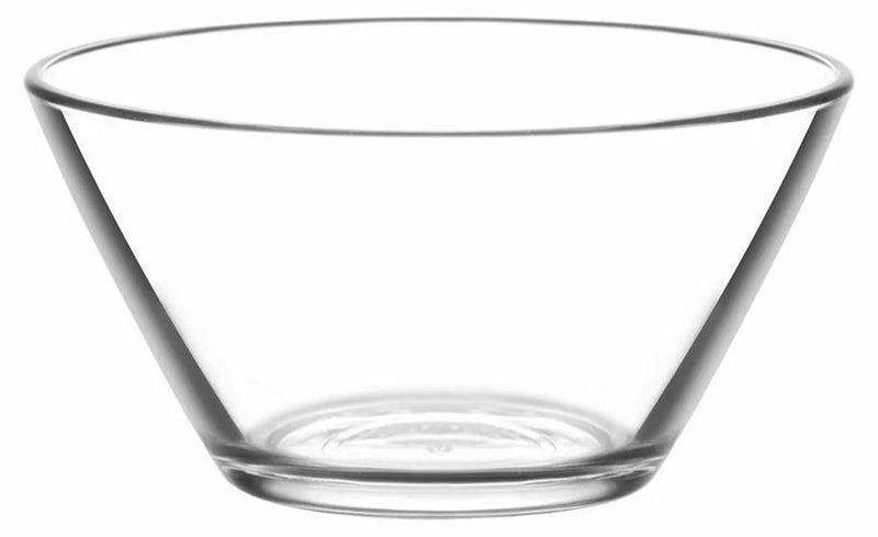 وعاء خلط زجاجي كبير، أوعية سلطة كبيرة شفافة، أوعية خلط زجاجية كبيرة للمطبخ - Image 1