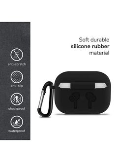TWEGGON Airpod Pro 2/Pro Case, Protective Charging Case Cover For Apple AirPods Pro 2 and Pro Black  - Image 3