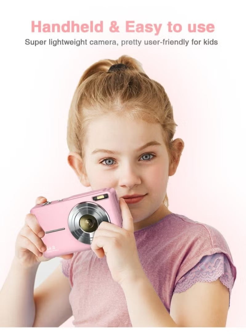 ZONBON Digital Camera Video Camcorder, FHD 1080P Kids Camera, 44MP Point-and-shoot Digital Camera with 32GB Card, 16x Zoom Anti-shake, For Boys/Girls - Image 3