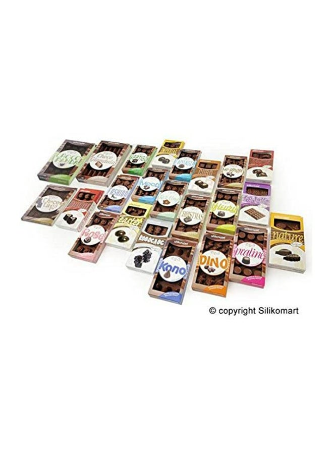 Silikomart Easy Choc Praline Mould Brown 30x18.5mm - Image 5