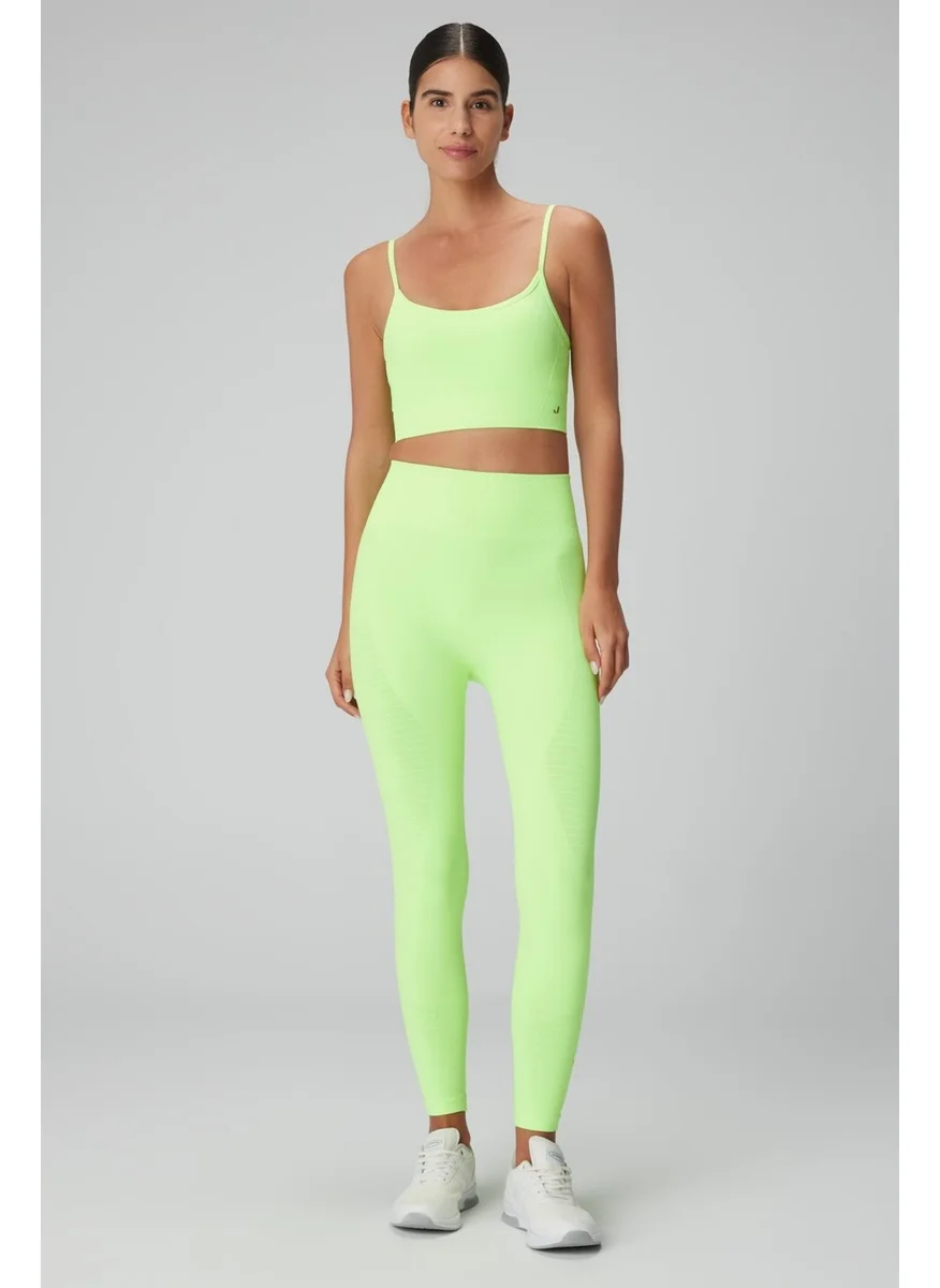 Jerf Gela High Waist, Flexible and Lifting Sports Tights Neon Green