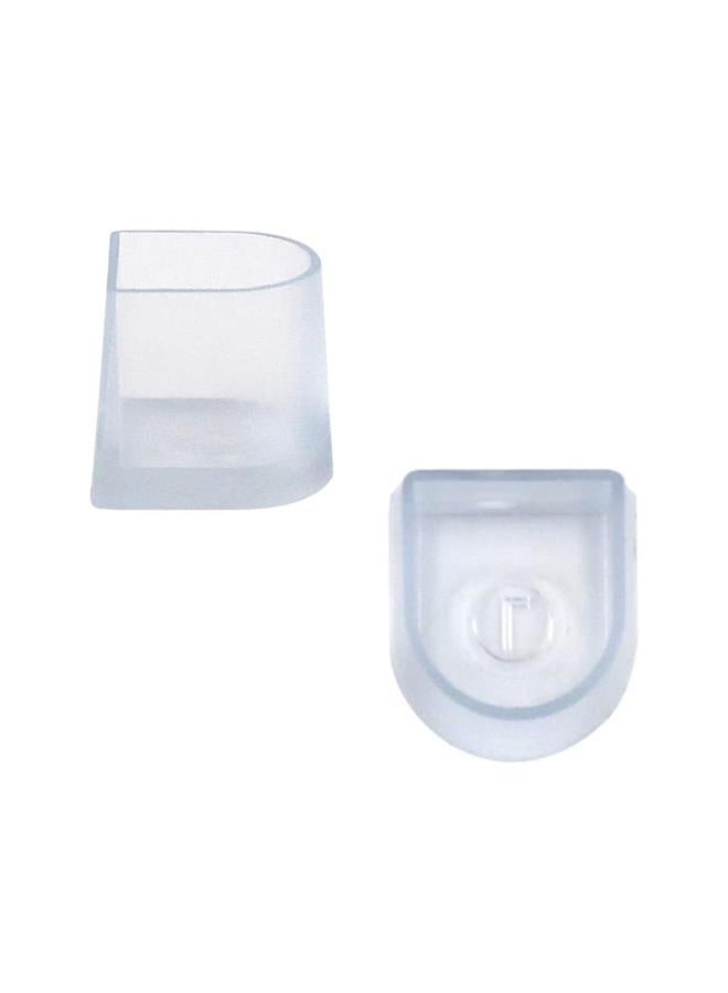 klarako 10 Pairs High Heel Protectors Clear Heel Stoppers Stiletto Protectors Replacement Tip Caps for Grass Wedding Women Shoes Size S - Image 2