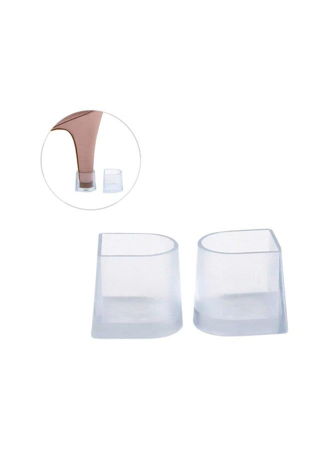 klarako 10 Pairs High Heel Protectors Clear Heel Stoppers Stiletto Protectors Replacement Tip Caps for Grass Wedding Women Shoes Size S - Image 3