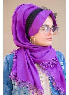 Aişe Tesettür Aisha Hijab Cotton Hat Shawl - 50800  - Image 2